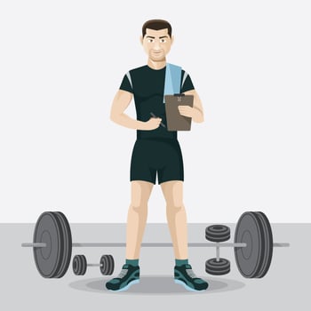 Fitness Trainer vector