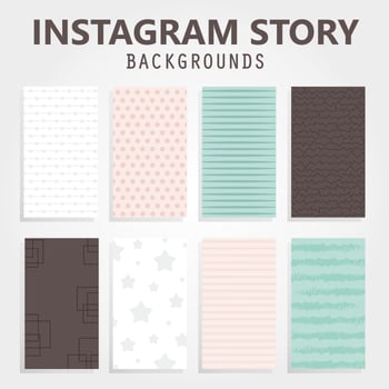 Instagram Story Backgrounds Vector