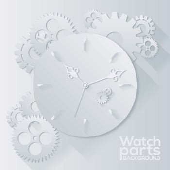 Watch Parts Background Vector
