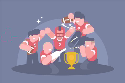 Football Party Illustration vector