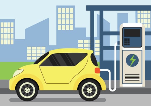 Electric Car Recharger vector