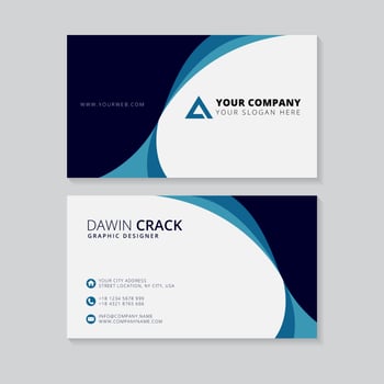 Creative Business Card Template vector