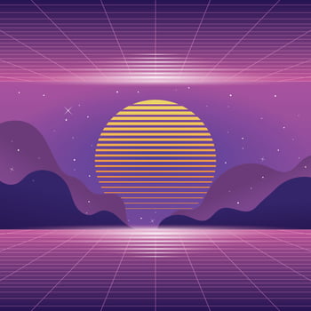 Vaporwave Background vector