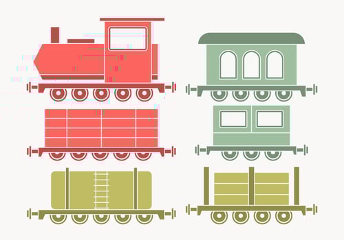 Caboose Collection vector
