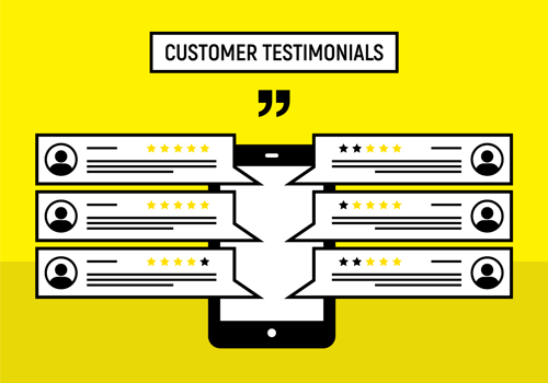 Costumer Testimonials Vector