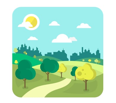 Urban Landscape Design vector