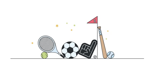 Sporting Goods Vector