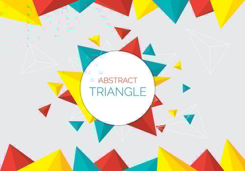Abstract Triangle Background vector
