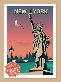 Postcards of The World vector