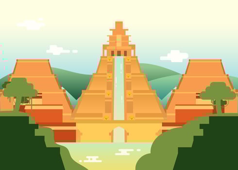 El Dorado, City of Gold Illustration vector