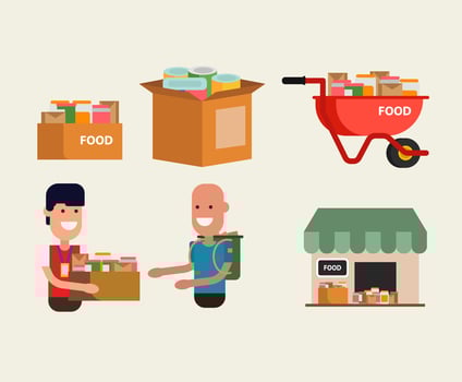 Food Drive Day Vector