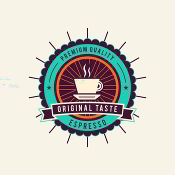 Unique Coffee Badge Vectors