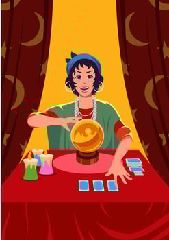 Fortune Teller vector
