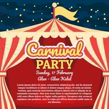 Carnival Poster vector
