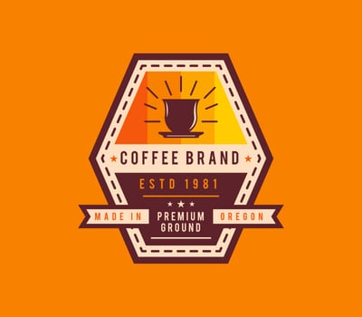 Unique Coffee Badge Vectors
