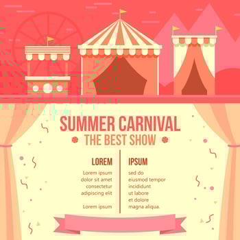Summer Carnival Poster Free Vector
