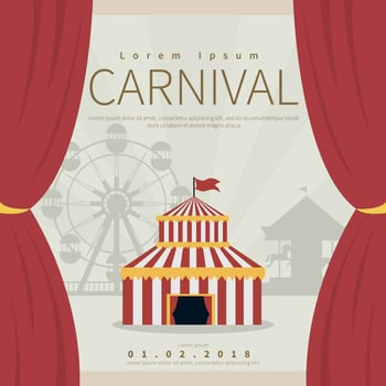 Carnival Poster Illustration vector