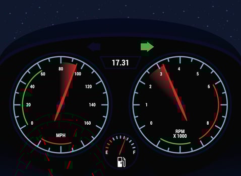 Car Dashboard Ui  vector