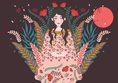 International Women's Day Illustration 4 Vector