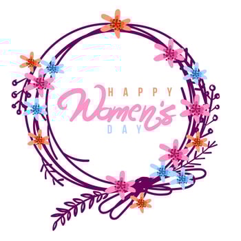 Happy Women Day Background vector