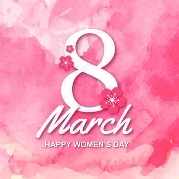 Happy International Womens Day vector
