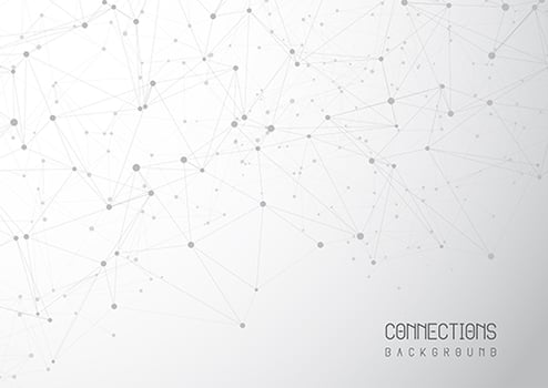 Abstract connections background vector