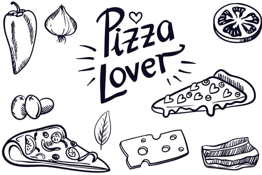Vintage Pizza Lover Vectors