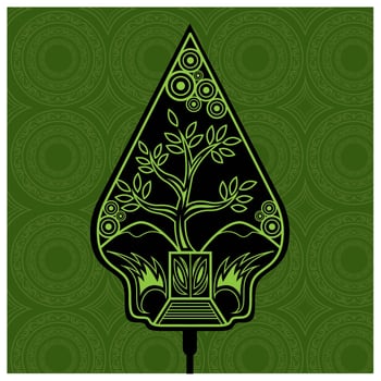 Gunungan Wayang  vector