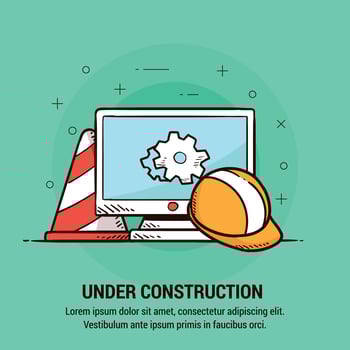 Website Under Construction vector