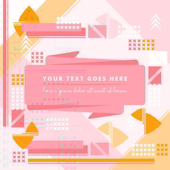 Vector Memphis Style Background 