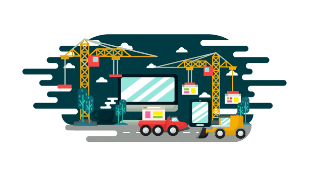 Website Under Construction Vector