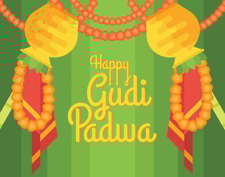 Gudi Padwa Illustration vector