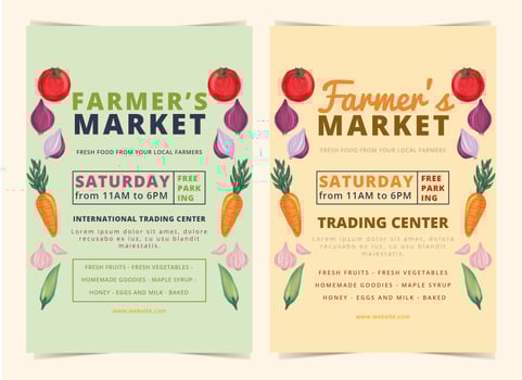 Vector Farmers Market Flyer
