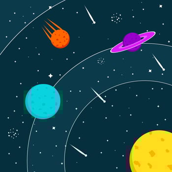 Cosmos Vector Illustration