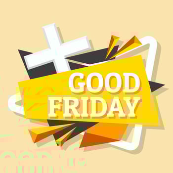 Good Friday Background vector