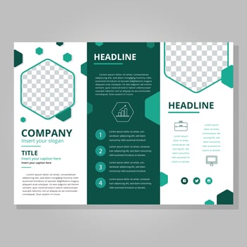 Modern Tri-Fold Brochure Template vector