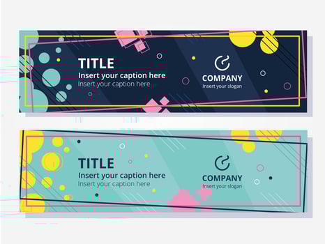 Sale Geometric Banner vector