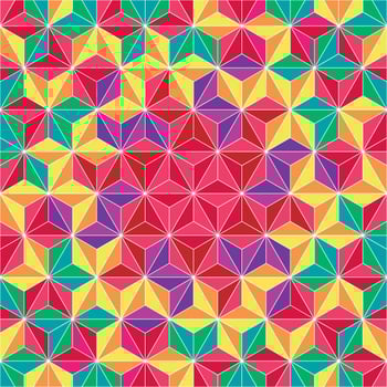 Colorful Triangle Geometric Pattern Background vector