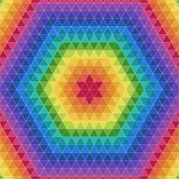 Colorful Triangle Geometric Pattern Background vector