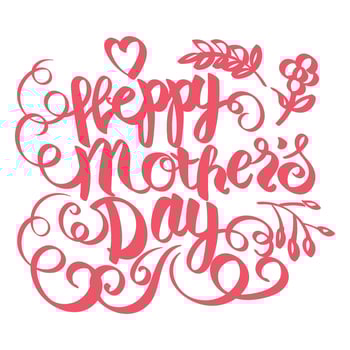 happy mothers day card vector