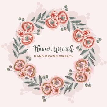 Floral Wreath vector