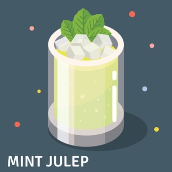 Mint Julep Illustration vector