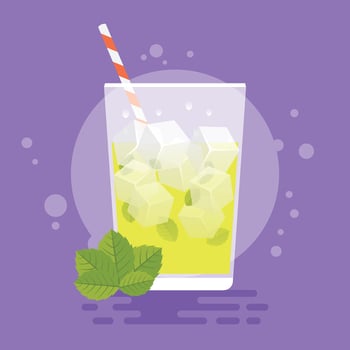 Mint Julep Illustration vector