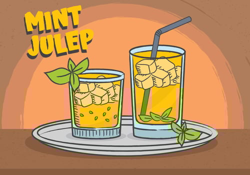 Mint julep vector