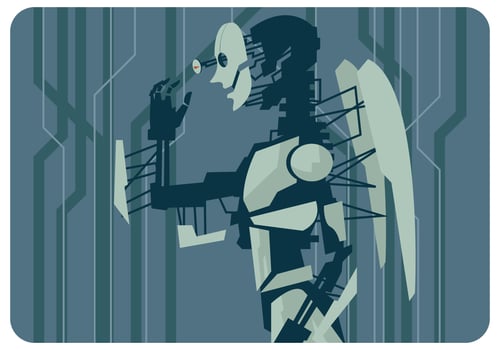 Ai Mechanic Assembling Vector