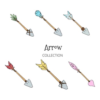Boho Set Arrow Collection  vector