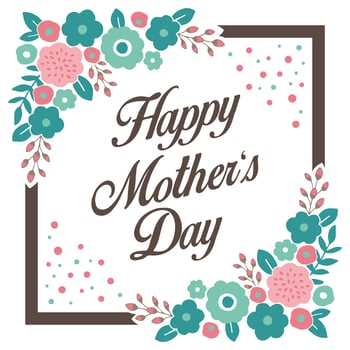 Happy Mothers Day Card vector
