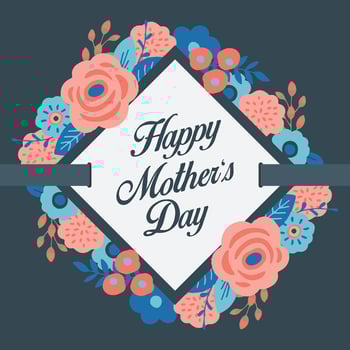 Happy Mothers Day Card vector