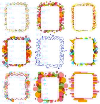Colorful Frames Vectors
