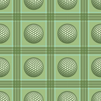Vintage Golf Pattern vector